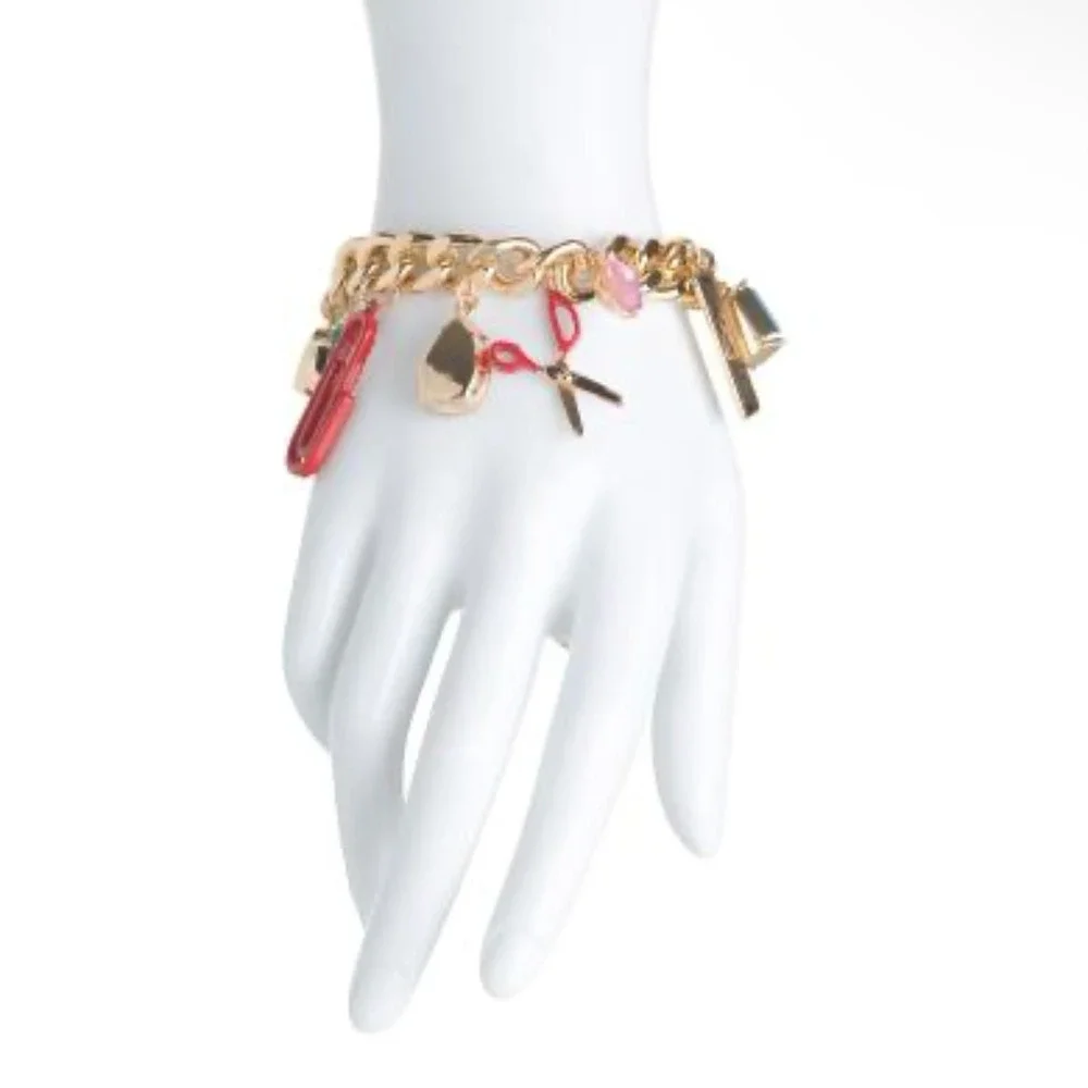 Betsey Johnson Jewelry Set - Teacher School Necklace AND matching Bracelet
